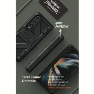 VRS รุ่น Terra Guard Ultimate - เคส Galaxy Z Fold 4 - สี Matte Black