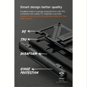 VRS รุ่น Terra Guard Ultimate - เคส Galaxy Z Fold 4 - สี Matte Black