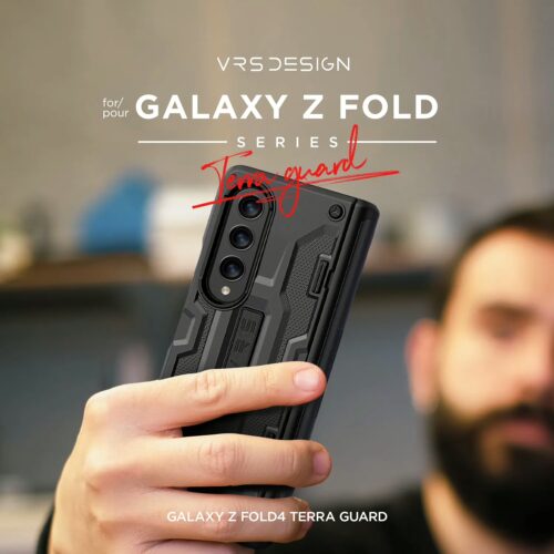 VRS รุ่น Terra Guard Active - เคส Galaxy Z Fold 4 - สี Matte Black - Image 18