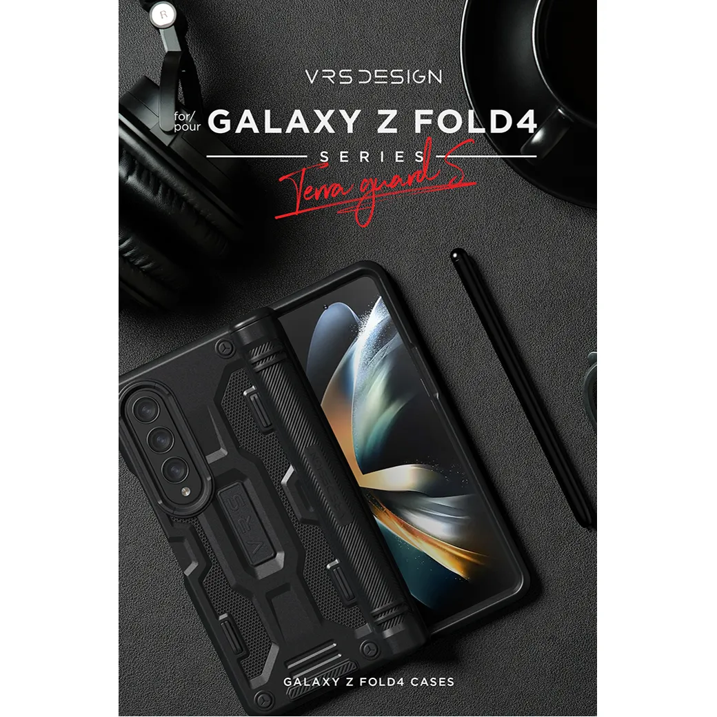 เคส VRS รุ่น Terra Guard Active S - Galaxy Z Fold 4 - สี Matte Black