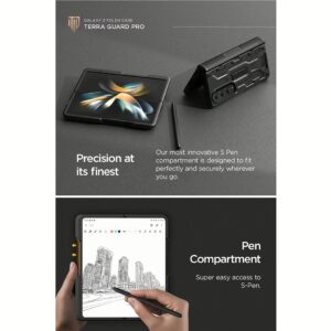 VRS รุ่น Terra Guard Active Pro - เคส Galaxy Z Fold 4 - สี Matte Black