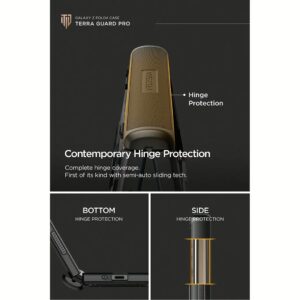 VRS รุ่น Terra Guard Active Pro - เคส Galaxy Z Fold 4 - สี Matte Black