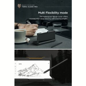 VRS รุ่น Terra Guard Active Pro - เคส Galaxy Z Fold 4 - สี Matte Black