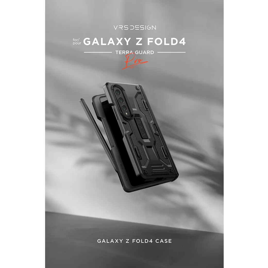 เคส VRS รุ่น Terra Guard Active Pro - Galaxy Z Fold 4 - สี Matte Black