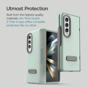 VRS รุ่น Terra Guard Modern - เคส Galaxy Z Fold 4 - สี Mint