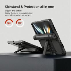 VRS รุ่น Quick Stand Active S - เคส Galaxy Z Fold 4 - สี Matte Black
