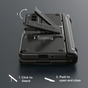 VRS รุ่น Quick Stand Active S - เคส Galaxy Z Fold 4 - สี Matte Black