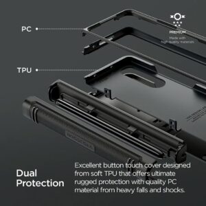 VRS รุ่น Quick Stand Active S - เคส Galaxy Z Fold 4 - สี Matte Black