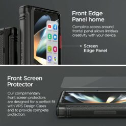 VRS รุ่น Quick Stand Active S - เคส Galaxy Z Fold 4 - สี Matte Black