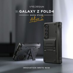 VRS รุ่น Quick Stand Active S - เคส Galaxy Z Fold 4 - สี Matte Black