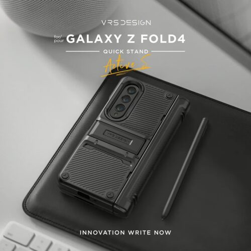 VRS รุ่น Quick Stand Active S - เคส Galaxy Z Fold 4 - สี Matte Black - Image 15