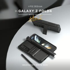 VRS รุ่น Quick Stand Active S - เคส Galaxy Z Fold 4 - สี Matte Black