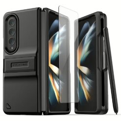 VRS รุ่น Quick Stand Modern Pro - เคส Galaxy Z Fold 4 - Matte Black
