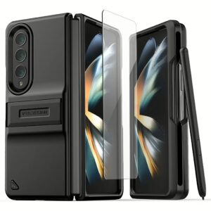 VRS รุ่น Quick Stand Modern Pro - เคส Galaxy Z Fold 4 - Matte Black