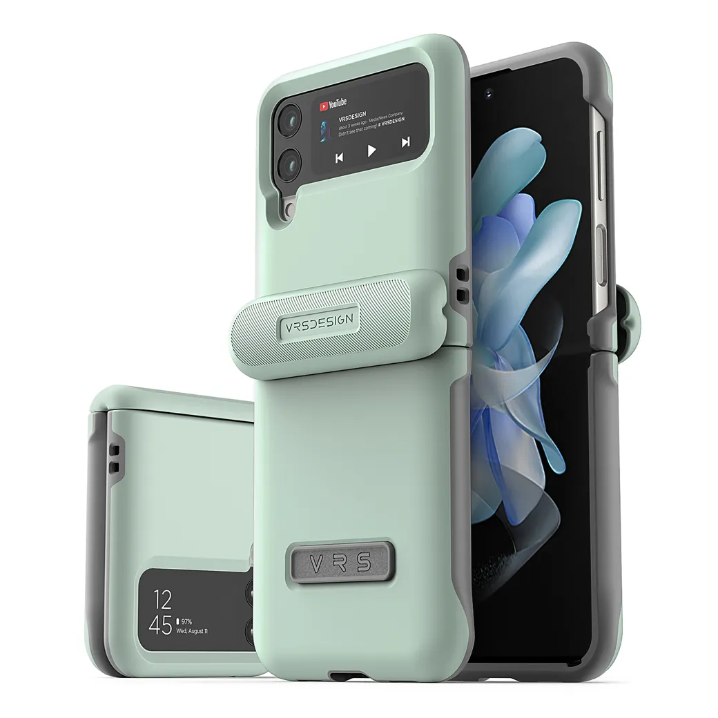 เคส VRS รุ่น Terra Guard Modern - Galaxy Z Flip 4 - สี Mint