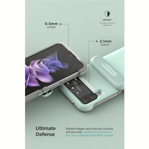 VRS รุ่น Terra Guard Modern - เคส Galaxy Z Flip 4 - สี Mint - Image 8