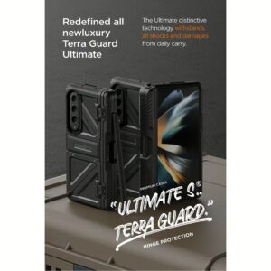 VRS รุ่น Terra Guard Ultimate S - เคส Galaxy Z Fold 4 - สี Matte Black