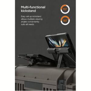 VRS รุ่น Terra Guard Ultimate S - เคส Galaxy Z Fold 4 - สี Matte Black