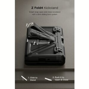 VRS รุ่น Terra Guard Ultimate S - เคส Galaxy Z Fold 4 - สี Matte Black