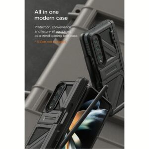 VRS รุ่น Terra Guard Ultimate S - เคส Galaxy Z Fold 4 - สี Matte Black