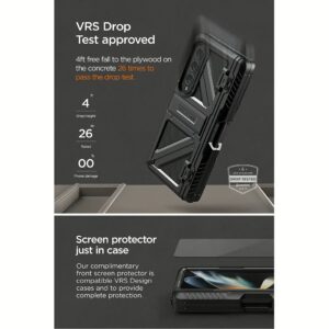 VRS รุ่น Terra Guard Ultimate S - เคส Galaxy Z Fold 4 - สี Matte Black