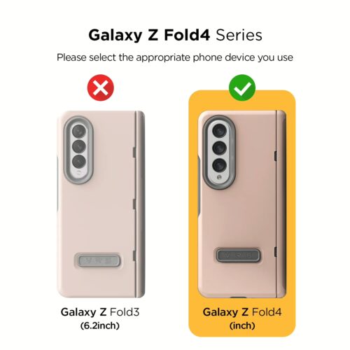 VRS รุ่น Terra Guard Modern - เคส Galaxy Z Fold 4 - สี Pink Sand - Image 16
