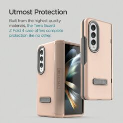 VRS รุ่น Terra Guard Modern - เคส Galaxy Z Fold 4 - สี Pink Sand
