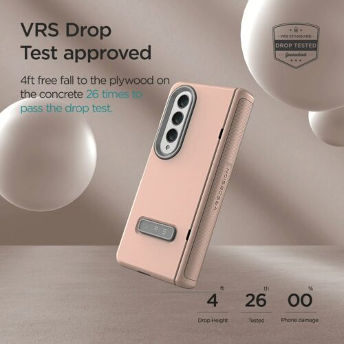 VRS รุ่น Terra Guard Modern - เคส Galaxy Z Fold 4 - สี Pink Sand - Image 7