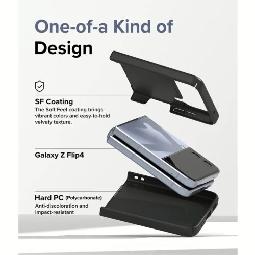 Ringke รุ่น Slim - เคส Galaxy Z Flip 4 - สีดำ - Image 11