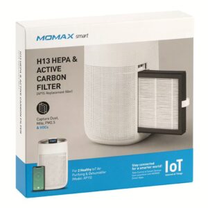 แผ่นกรอง Momax สำหรับเครื่องฟอกอากาศและลดความชื้น รุ่น IoT 2Healthy (HEPA13 Filter) 12 แผ่นกรอง Momax สำหรับเครื่องฟอกอากาศและลดความชื้น รุ่น IoT 2Healthy (HEPA13 Filter)