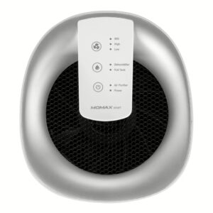 เครื่องฟอกอากาศและลดความชื้น Momax รุ่น IoT 2Healthy - สีขาว