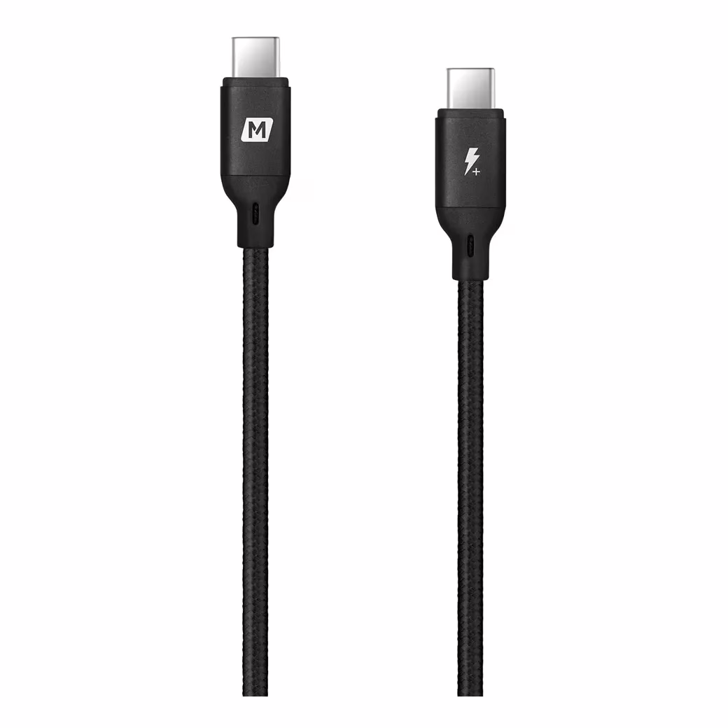 สายชาร์จ Momax รุ่น Go Link USB-C to USB-C PD 100W สายยาว 1.2 เมตร - สีดำ