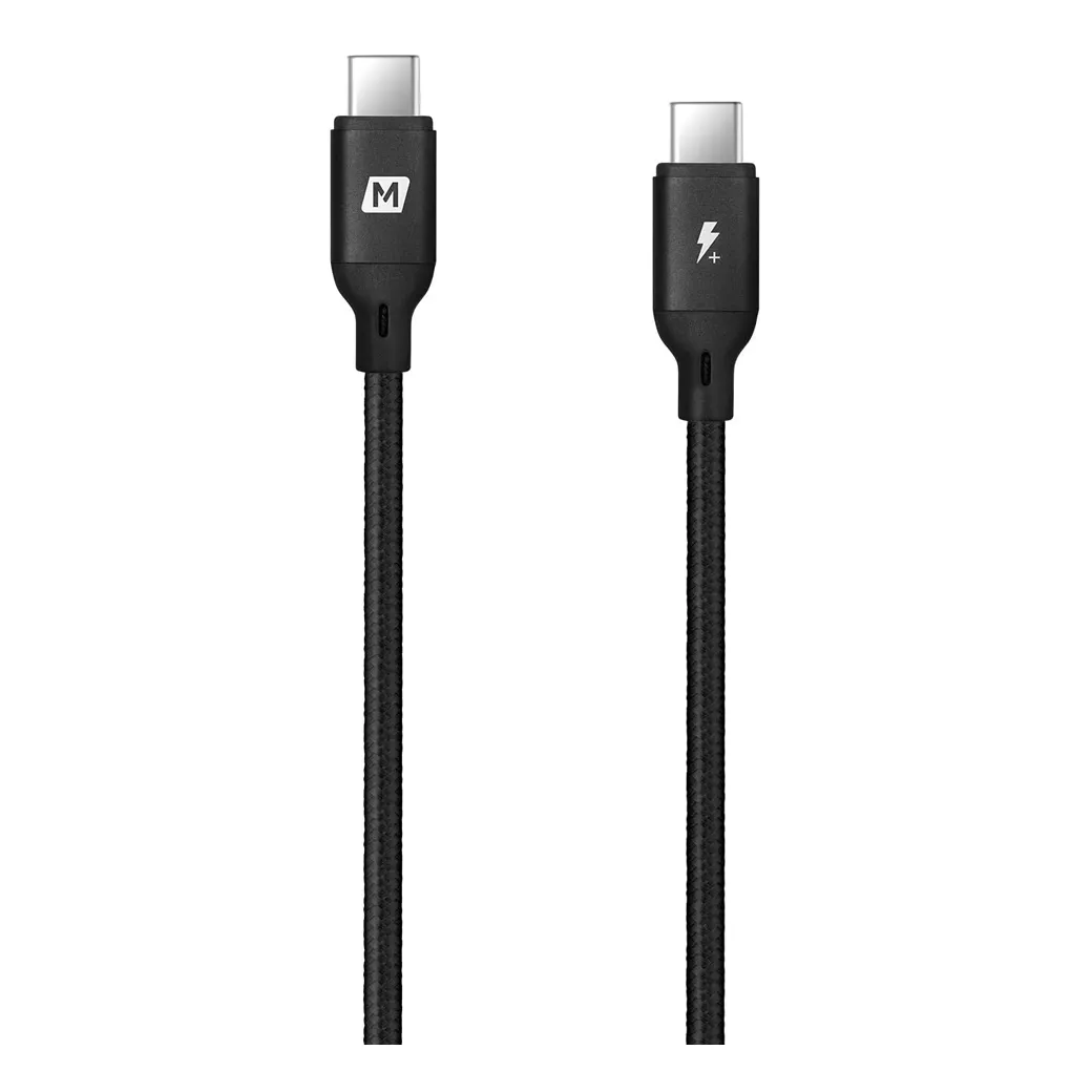 สายชาร์จ Momax รุ่น Go Link USB-C to USB-C PD 100W สายยาว 1.2 เมตร - สีดำ