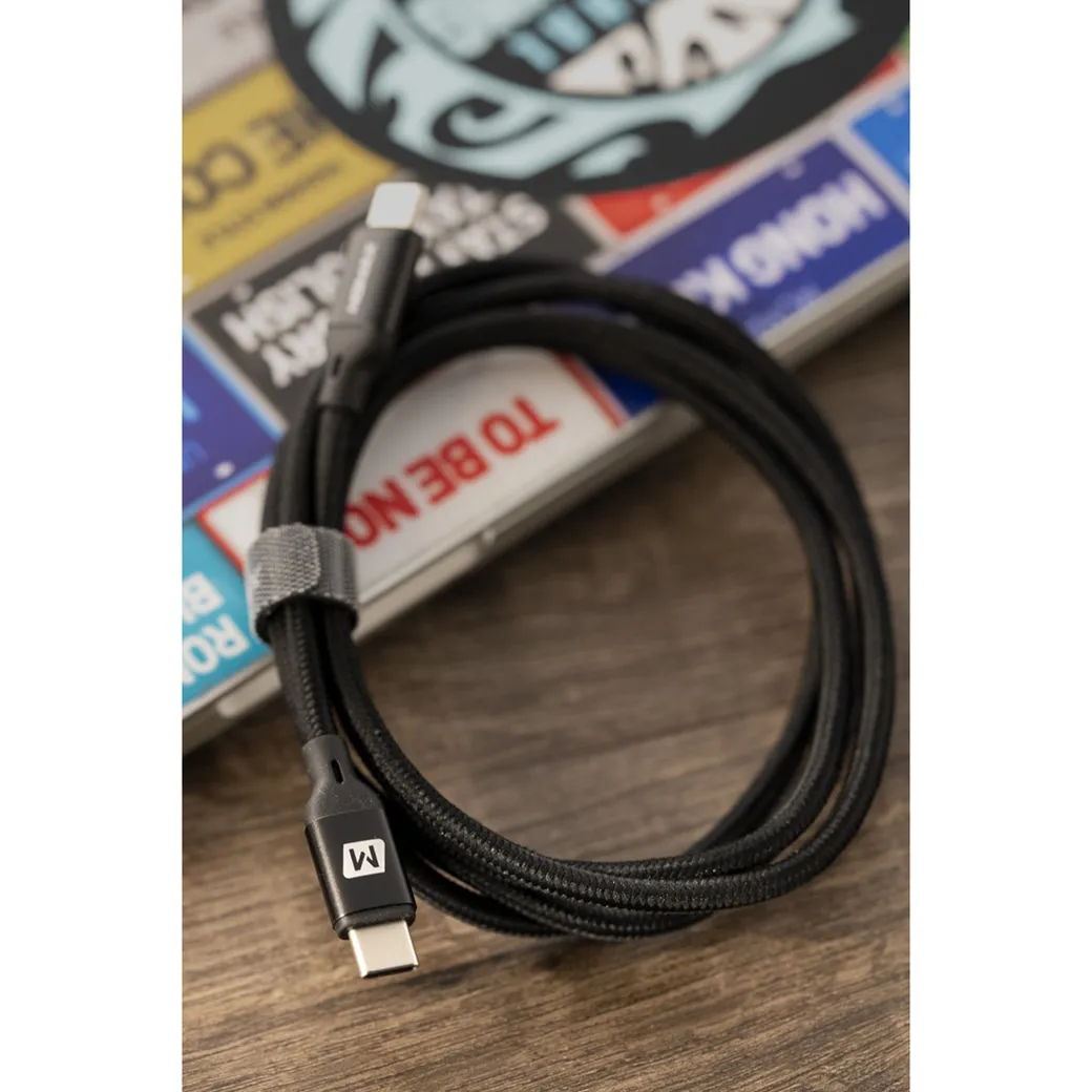 สายชาร์จ Momax รุ่น Go Link USB-C to USB-C PD 100W สายยาว 1.2 เมตร - สีดำ