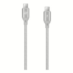 สายชาร์จ Momax รุ่น Go Link USB-C to USB-C PD 100W สายยาว 1.2 เมตร - สีเงิน