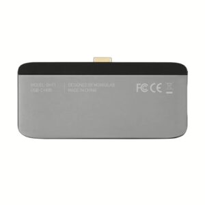 อุปกรณ์เชื่อมต่อ Momax รุ่น One Link 4 in 1 USB C PD Hub - สีเทาสเปซเกรย์