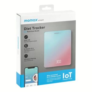 เครื่องชั่งน้ำหนักอาหาร Momax รุ่น Diet Tracker IoT - สี Dreamy