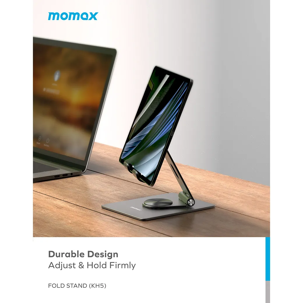 แท่นวาง Momax รุ่น Fold Stand - สีเทาสเปซเกรย์