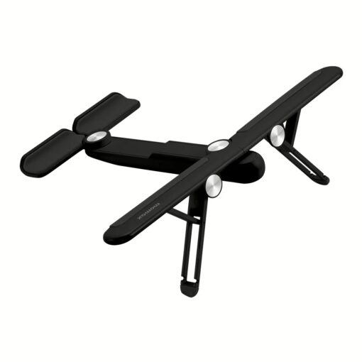 ขาตั้งโน้ตบุ๊ค Momax รุ่น Fold Stand Tabletop Stand - สีดำ - Image 2
