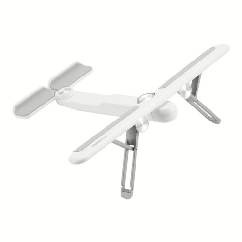ขาตั้งโน้ตบุ๊ค Momax รุ่น Fold Stand Tabletop Stand - สีขาว - Image 2