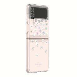 Kate Spade New York รุ่น Protective Hardshell Case - เคส Galaxy Z Flip 4 - Scattered Flowers