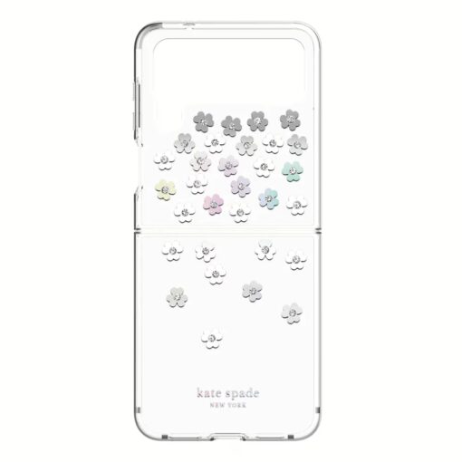 Kate Spade New York รุ่น Protective Hardshell Case - เคส Galaxy Z Flip 4 - Scattered Flowers - Image 7