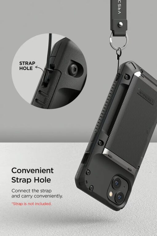 VRS รุ่น Damda Glide Pro - เคส iPhone 14 Plus - สี Black Groove - Image 2