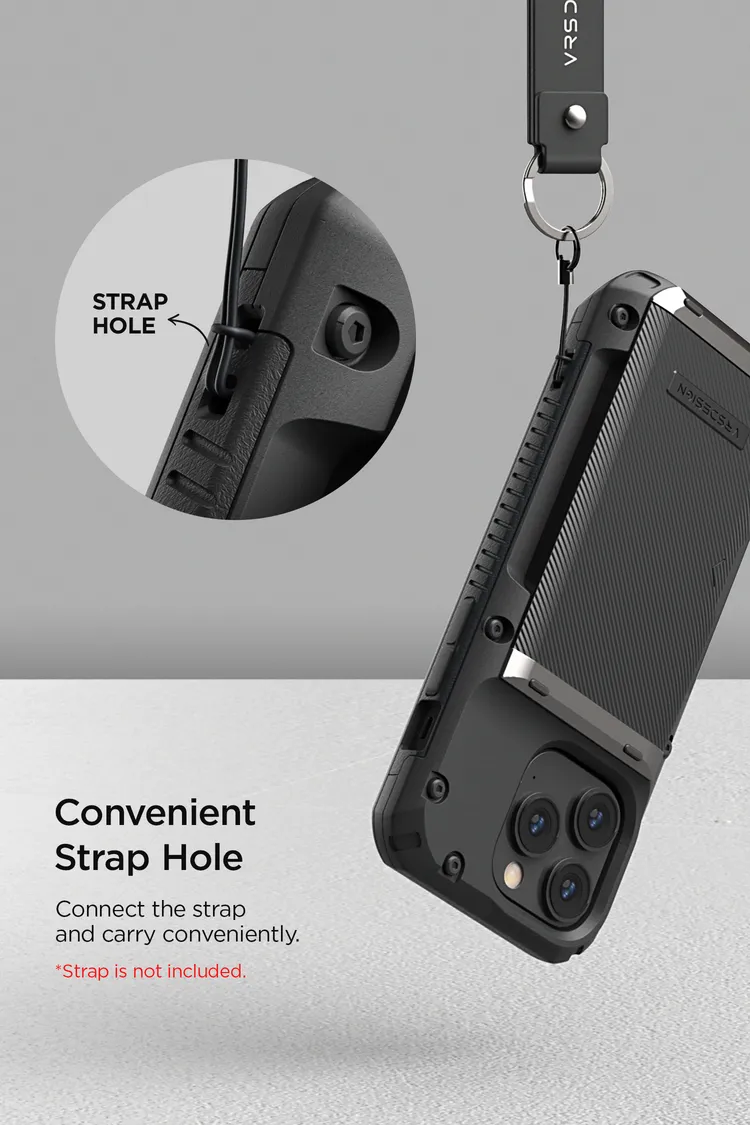 VRS รุ่น Damda Glide Pro - เคส iPhone 14 Pro - สี Black Groove