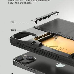 VRS รุ่น Damda Glide Pro - เคส iPhone 14 Plus - สี Black Groove 16 VRS รุ่น Damda Glide Pro - เคส iPhone 14 Plus - สี Black Groove