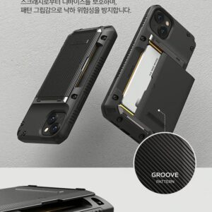 VRS รุ่น Damda Glide Pro - เคส iPhone 14 Plus - สี Black Groove 17 VRS รุ่น Damda Glide Pro - เคส iPhone 14 Plus - สี Black Groove