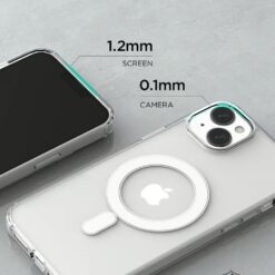 VRS รุ่น MagSafe Clear Case - เซ็ตเคส+ฟิล์มกระจก iPhone 14 Plus - สี Clear
