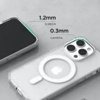 VRS รุ่น MagSafe Clear Case - เซ็ตเคส+ฟิล์มกระจก iPhone 14 Pro - สี Clear