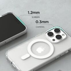 VRS รุ่น MagSafe Clear Case - เซ็ตเคส+ฟิล์มกระจก iPhone 14 Pro - สี Clear