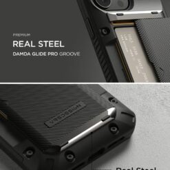 VRS รุ่น Damda Glide Pro - เคส iPhone 14 Plus - สี Black Groove